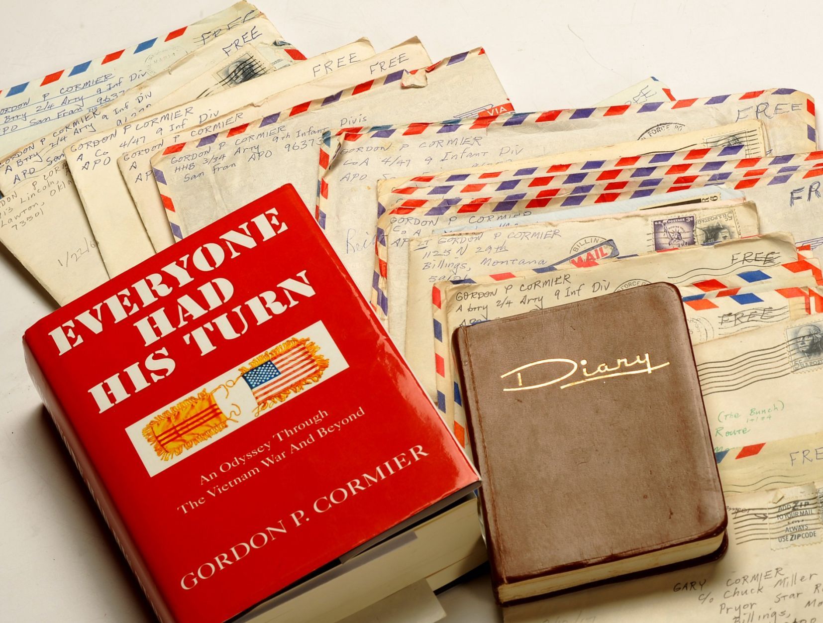 Gordon Cormier's letters